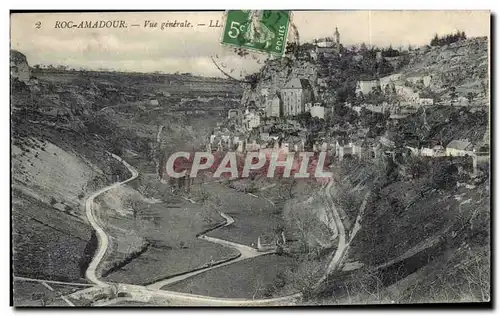 Cartes postales Rocamadour Vue generale