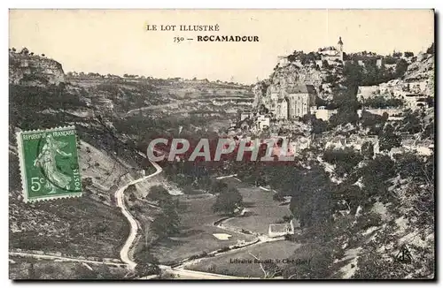 Cartes postales Rocamadour Vue generale