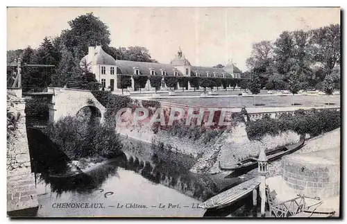 Chenonceaux Cartes postales Le chateau Le port