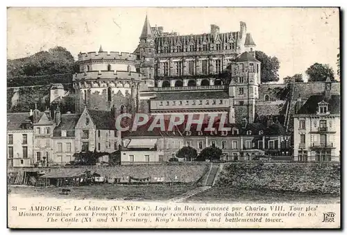 Amboise Cartes postales Le chateau