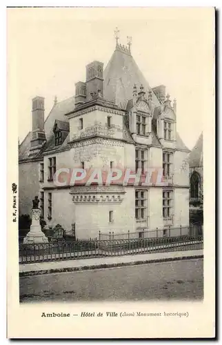 Amboise Cartes postales Hotel de ville