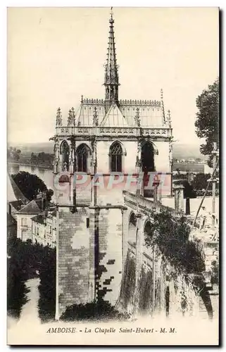 Amboise Ansichtskarte AK La chapelle Saint Hubert