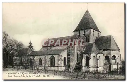 Amboise Ansichtskarte AK Eglise Saint Denis