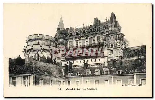 Amboise Cartes postales Le chateau