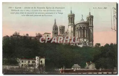 Ansichtskarte AK Lyon Abbaye de la nouvelle eglise de Fourviere