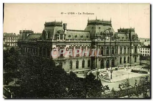 Cartes postales Lyon La prefecture