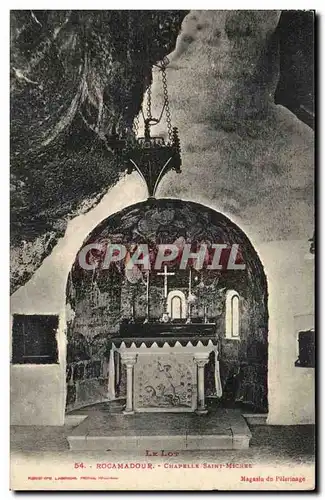 Cartes postales Rocamadour Chapelle Saint Michel