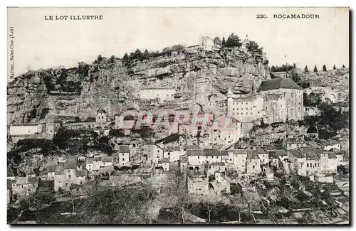 Cartes postales Rocamadour Vue generale