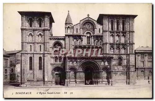 Cartes postales Bordeaux L'eglise Sainte Croix