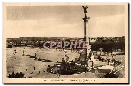 Cartes postales Bordeaux Place des Quinconces