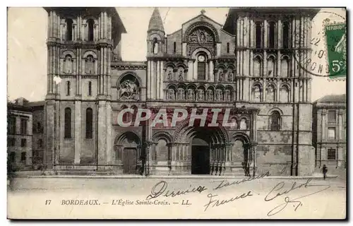 Cartes postales Bordeaux L'eglise Sainte Croix