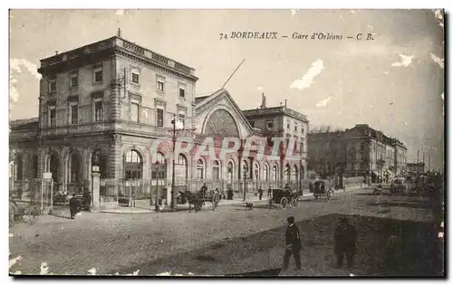 Cartes postales Bordeaux Gare d'orleans