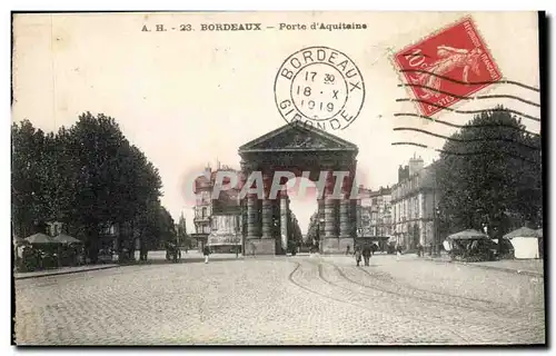 Cartes postales Bordeaux Porte d'Aquitaine