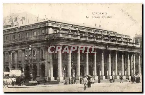 Cartes postales Bordeaux Le grand theatre