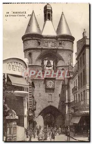 Cartes postales Bordeaux La grosse cloche