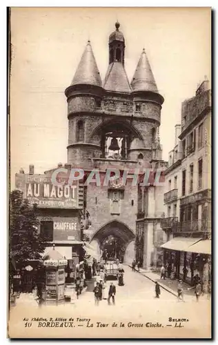 Cartes postales Bordeaux La tour de la grosse cloche