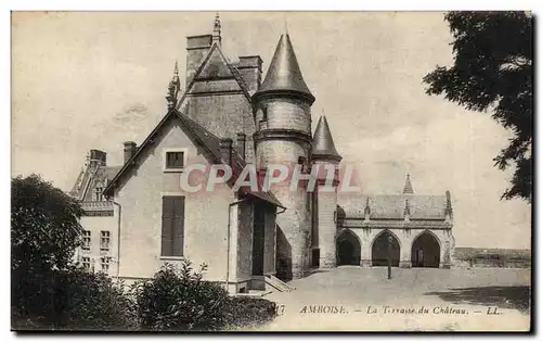 Ansichtskarte AK Amboise La terrasse du chateau