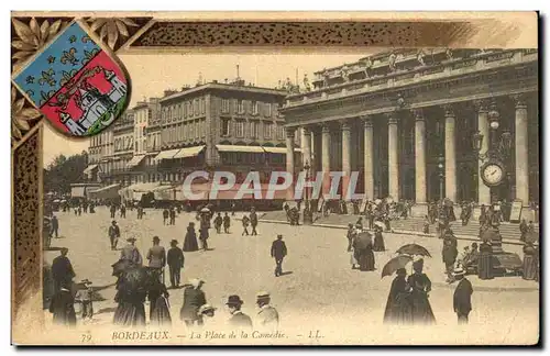 Cartes postales Bordeaux Place de la Comedie