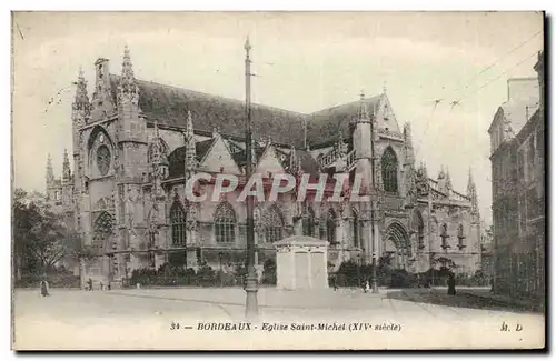 Bordeaux Cartes postales Eglise Saint Michel