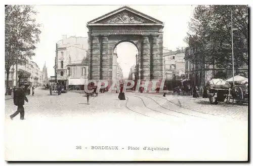 Cartes postales Bordeaux Place d'Aquitaine