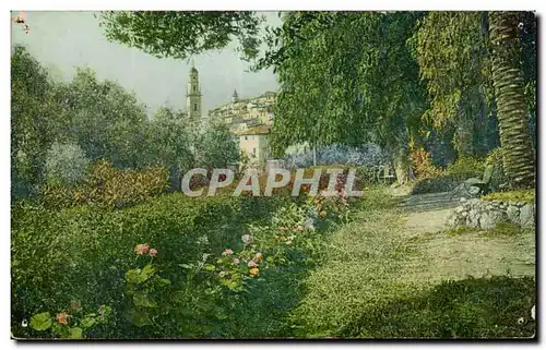 Cartes postales Menton La vieille ville