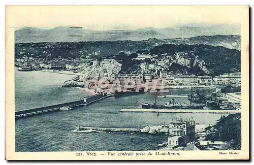 Cartes postales Nice Vue generale prise du Mont Boron