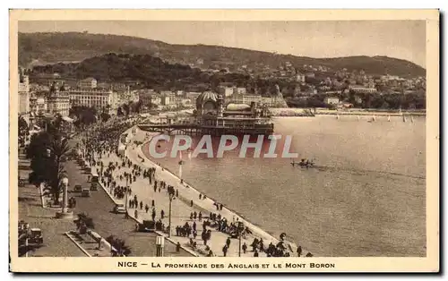 Nice Ansichtskarte AK Promenade des anglais et le Mont Boron