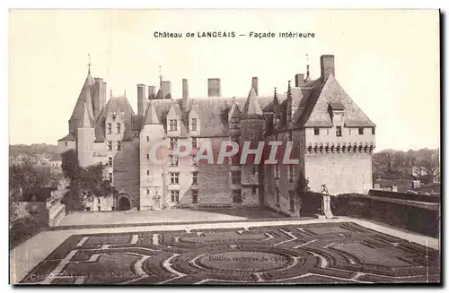 Cartes postales Langeais Le chateau