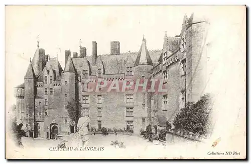 Cartes postales Langeais Le chateau