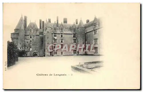 Cartes postales Langeais Le chateau