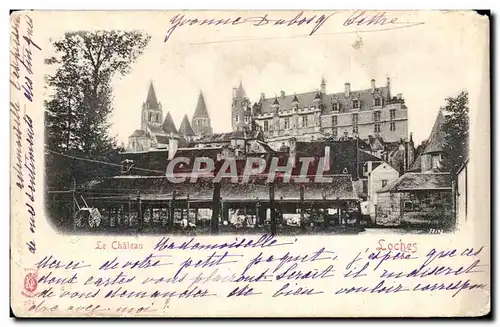 Loches Cartes postales Le chateau