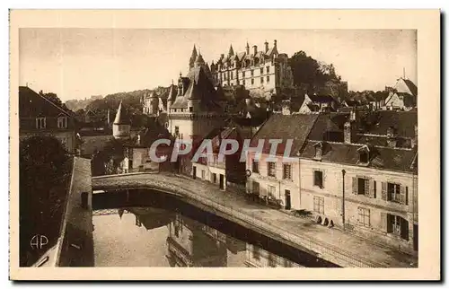 Loches Cartes postales Le chateau royal et porte des cordeliers