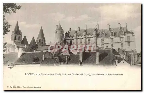 Loches Cartes postales Le chateau