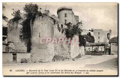 Loches Ansichtskarte AK Ensemble de la tour Louis XI et du martelet