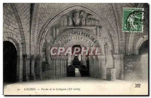 Loches Ansichtskarte AK Porche de la collegiale