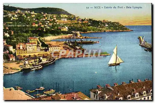 Nice Cartes postales Entree du port Baie Lympia