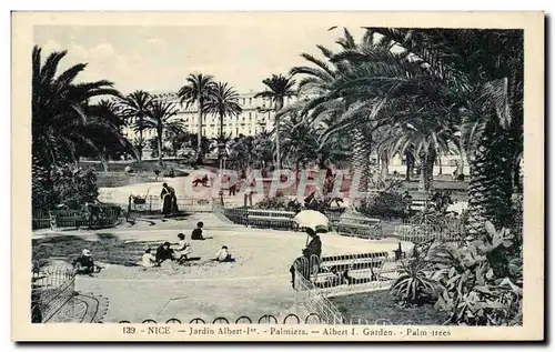 Cartes postales Nice Jardin Albert 1er Palmiers