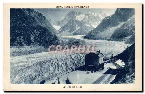 Cartes postales Chamonix Mont Blanc La mer de glace