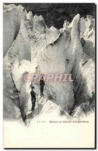 Cartes postales Seracs au glacier D&#39argentieres