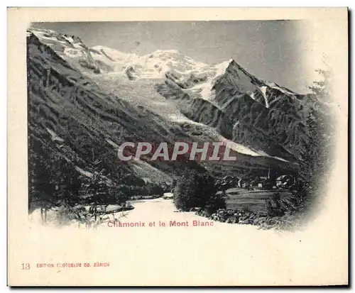 Cartes postales Chamonix et le Mont Blanc