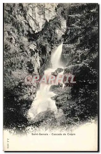 Cartes postales Saint Gervais Cascade de Crepin