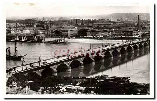 Cartes postales Bordeaux le pont Vue d&#39ensemble