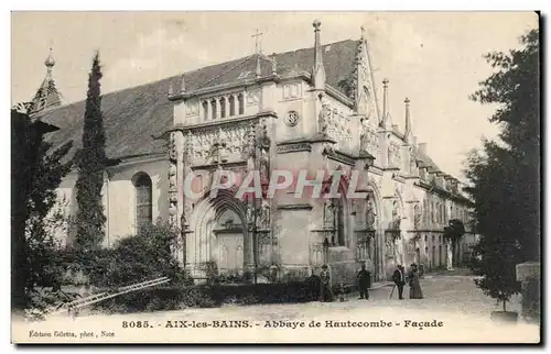 Cartes postales Aix les Bains Abbaye de Hautecombe Facade