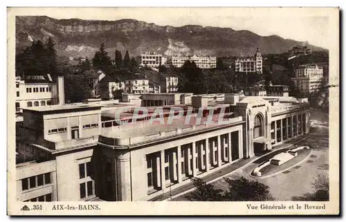 Cartes postales Aix les Bains Vue generale et le revard