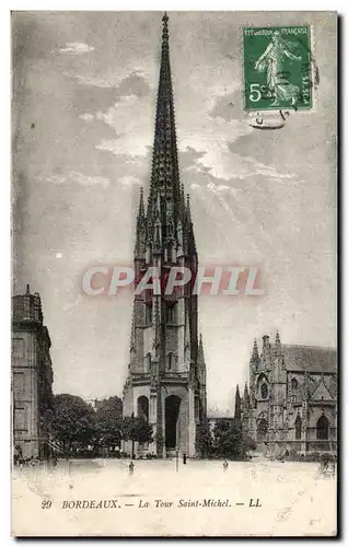 Cartes postales Bordeaux La Tour Saint Michel