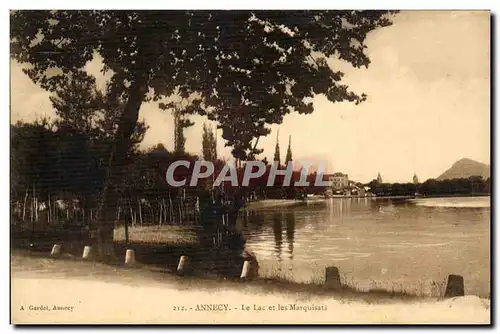 Cartes postales Annecy Le lac et les Marquisats