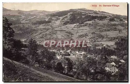 Cartes postales St Gervais Village