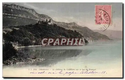 Cartes postales Chindrieux Le chateau de Chatillon sur le lac du Bourget