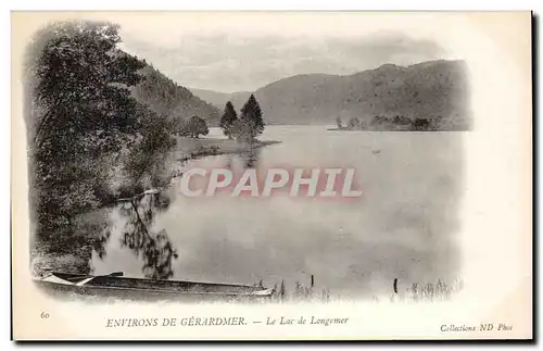 Ansichtskarte AK Environs de Gerardmer Le lac de Longemer