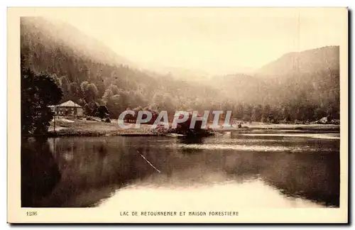 Cartes postales Lac de Retournemer et maison forestiere